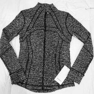 NEW Lululemon Define Jacket Luon Black and White